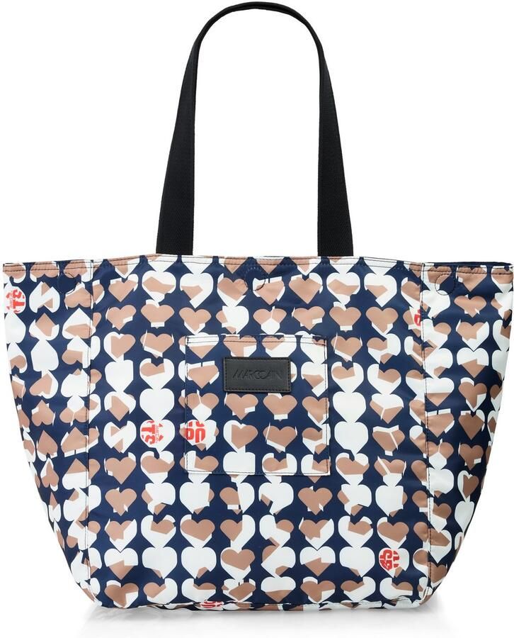Marc Cain Shopper Happy Classics schoudertas sporttas met opvallende print - Foto 3
