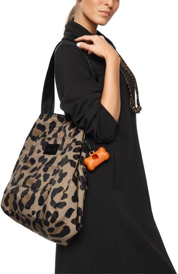 Marc Cain Shopper Sports Dodgy Dogs Handtas schoudertas met luipaardpatroon - Foto 5