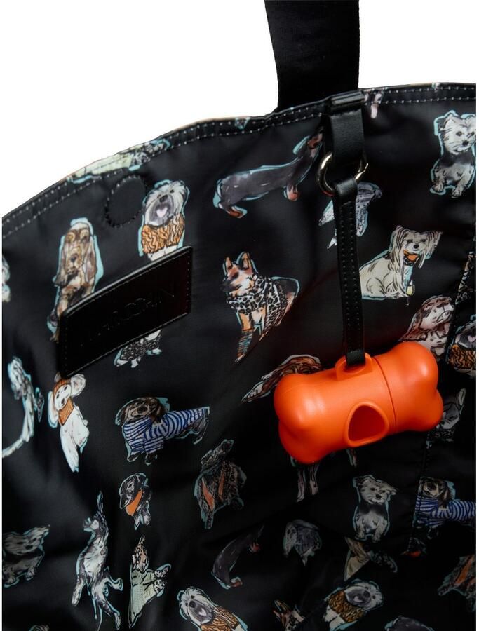 Marc Cain Shopper Sports Dodgy Dogs Handtas schoudertas met luipaardpatroon - Foto 2