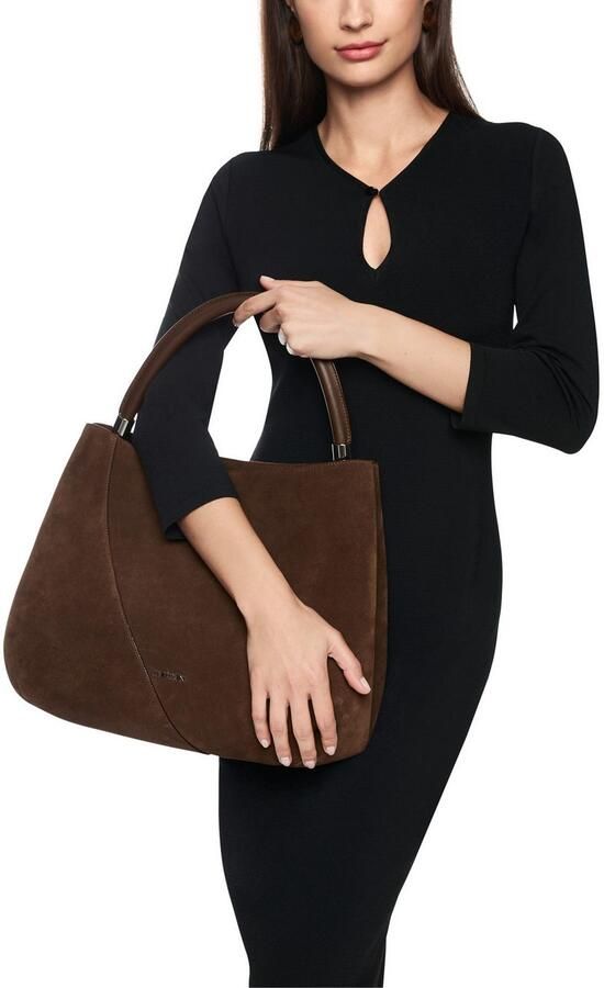 Marc Cain Tas Collections Mystic Plumage Handtas shopper met logo-opdruk - Foto 4