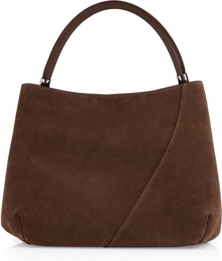 Marc Cain Tas Collections Mystic Plumage Handtas shopper met logo-opdruk