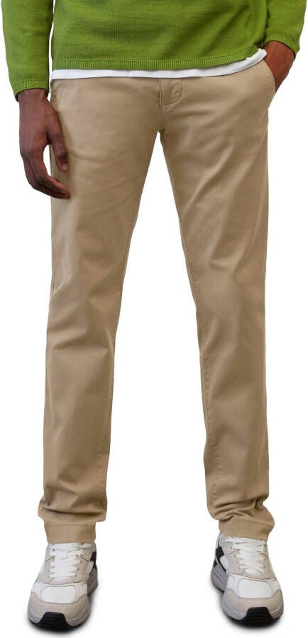 Marc O'Polo Regular fit chino met labelpatch