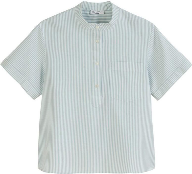 Marc O'Polo DENIM Regular fit overhemdblouse met opstaande kraag - Foto 2