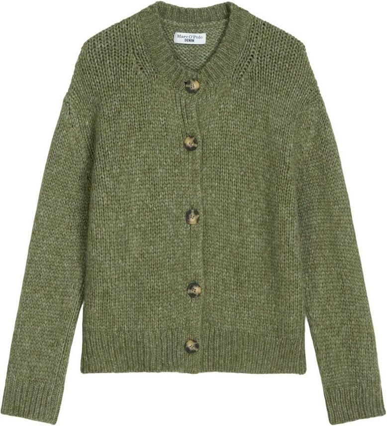 Marc O'Polo DENIM Cardigan RELAXED van knuffelige scheerwol-alpacawolmix - Foto 5
