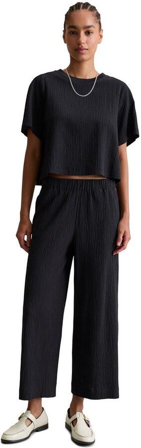 Marc O'Polo DENIM Comfortbroek relaxed fit met markante structuur verkorte vorm - Foto 4