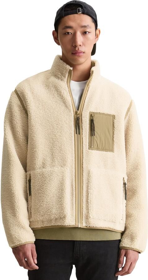 Marc O'Polo DENIM Fleecejack Teddyjas regular fit met nylon borstzak - Foto 5