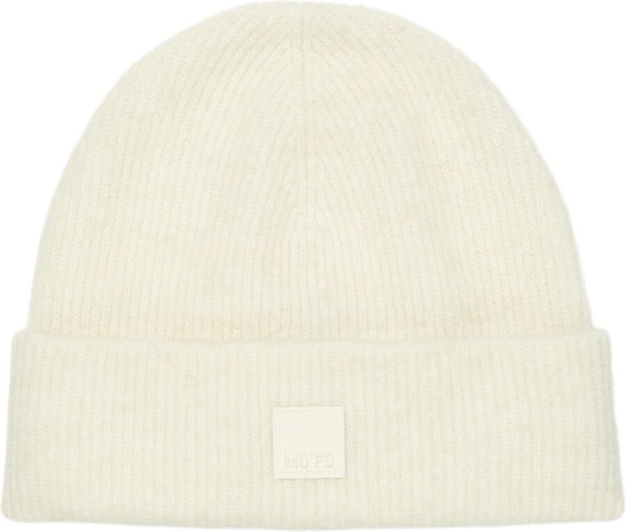 Marc O'Polo DENIM Beanie met labeldetail - Foto 2