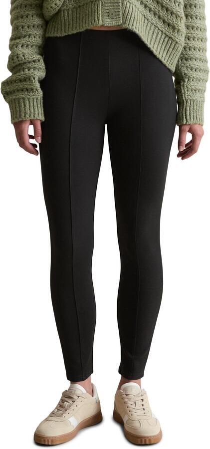 Marc O'Polo DENIM Jerseybroek slim fit van compact interlock naad in persvouw-look - Foto 5