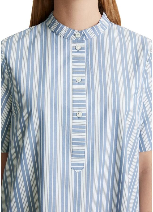 Marc O'Polo DENIM Jurk met overhemdkraag gestreept a-lijn - Foto 2