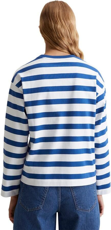 Marc O'Polo DENIM Shirt met lange mouwen gestreept oversized biologisch katoen - Foto 3