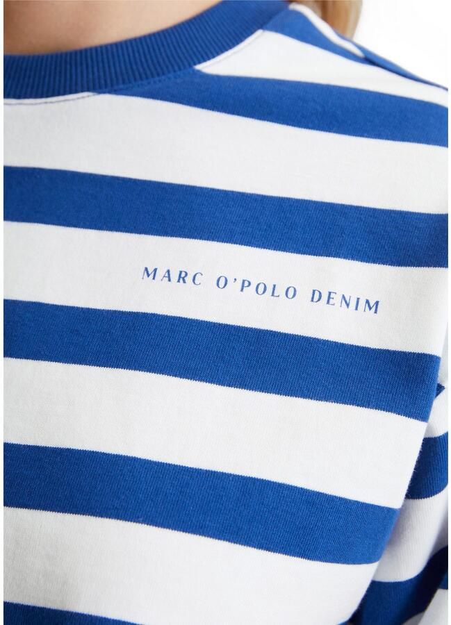 Marc O'Polo DENIM Shirt met lange mouwen gestreept oversized biologisch katoen