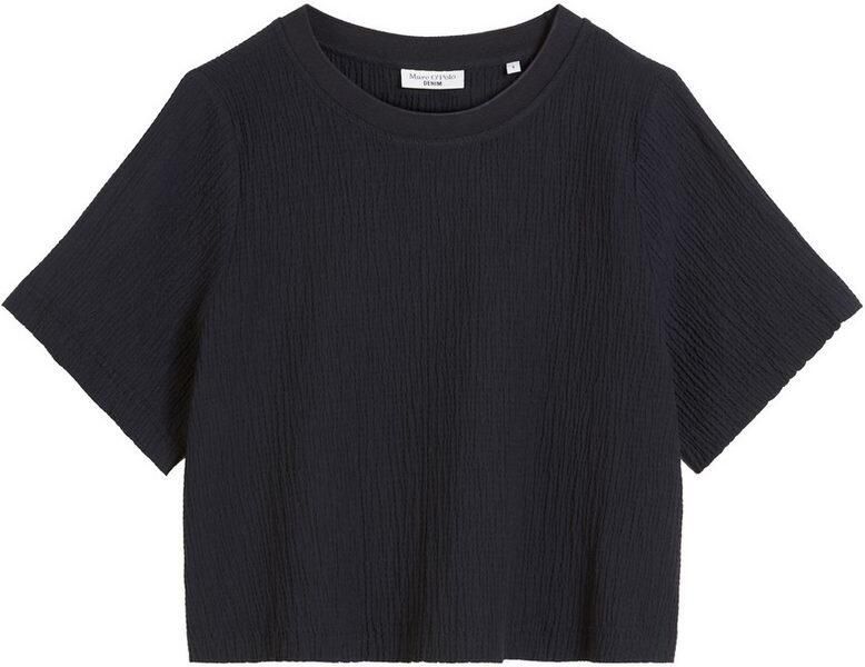 Marc O'Polo DENIM Shirt relaxed fit met markante structuur cropped - Foto 2