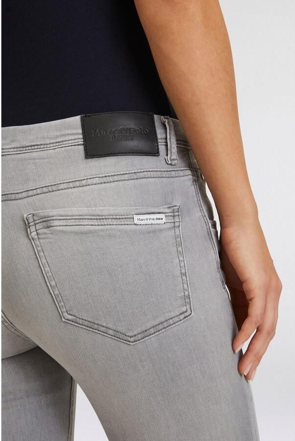 Marc O'Polo DENIM Slim fit mid rise jeans met stretch model 'Alva'