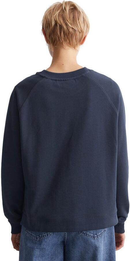 Marc O'Polo DENIM Sweatshirt In moderne O-vorm losjes gesneden met raglanmouwen - Foto 3