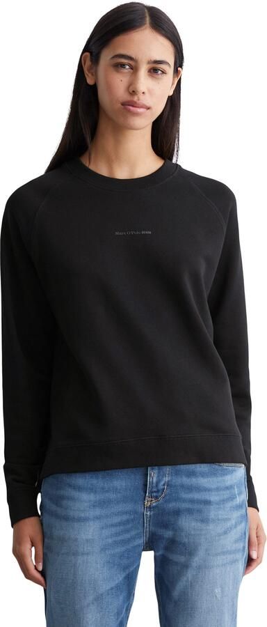 Marc O'Polo DENIM Sweatshirt In moderne O-vorm losjes gesneden met raglanmouwen - Foto 4