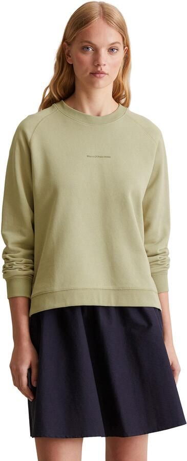 Marc O'Polo DENIM Sweatshirt Rugpand iets langer kleine zijsplitjes relaxed fit - Foto 5