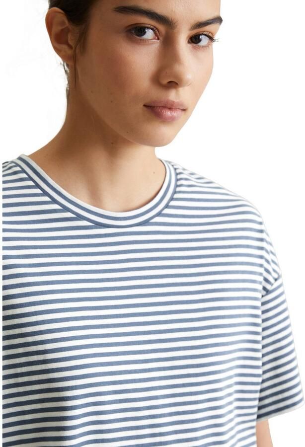 Marc O'Polo DENIM T-shirt gestreept ronde hals relaxed fit - Foto 2