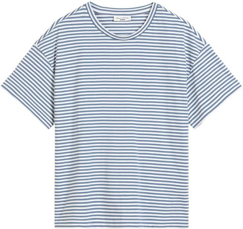 Marc O'Polo DENIM T-shirt gestreept ronde hals relaxed fit