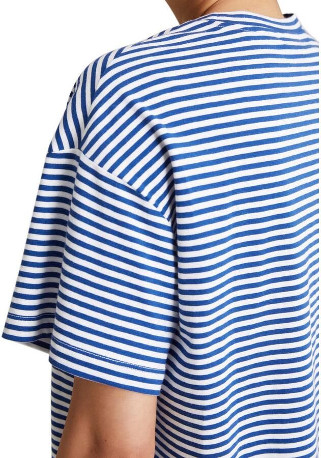Marc O'Polo DENIM T-shirt gestreept ronde hals relaxed fit - Foto 2
