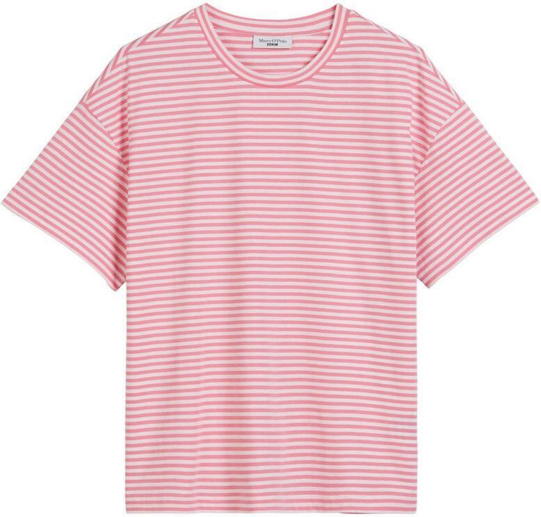 Marc O'Polo DENIM T-shirt gestreept ronde hals relaxed fit - Foto 2