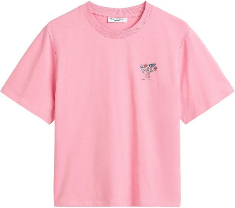 Marc O'Polo DENIM T-shirt modieuze print op de borst - Foto 2