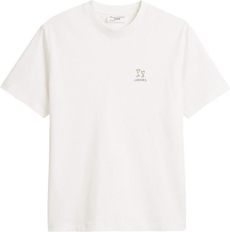 Marc O'Polo DENIM T-shirt Ronde hals relaxed fit contrasterende print
