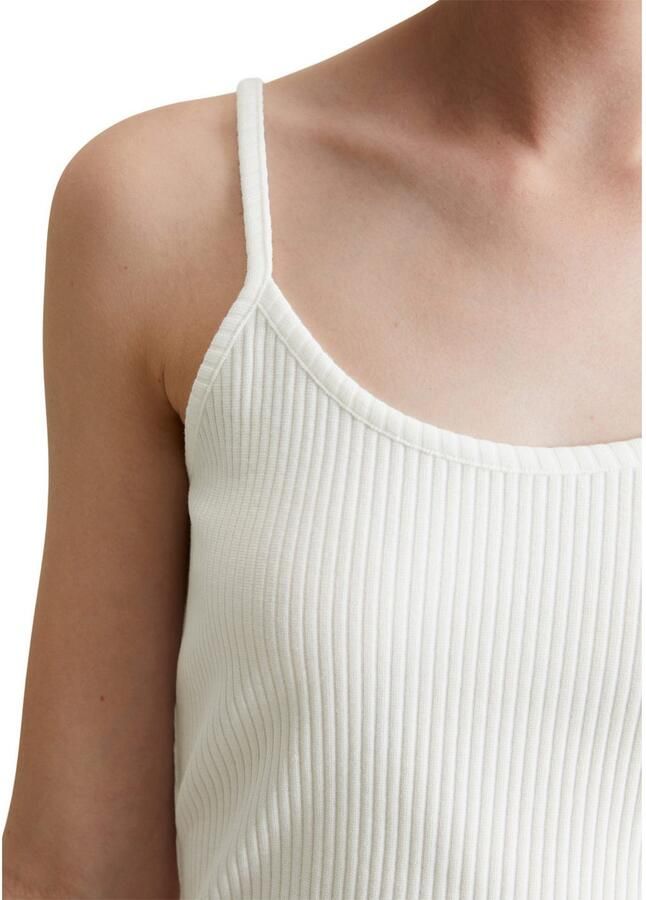 Marc O'Polo DENIM Top met spaghettibandjes Ribstructuur spaghettibandjes