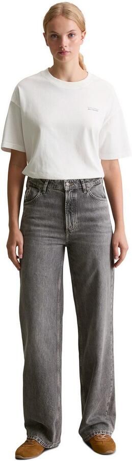 Marc O'Polo DENIM Wijde jeans Tomma van bio-katoen zonder stretch hoge taille - Foto 4