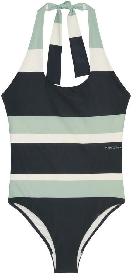 Marc O'Polo Badpak Summer stripes Neckholder diepe ruguitsnijding sneldrogend gestreept - Foto 4