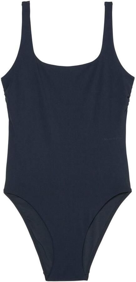 Marc O'Polo Badpak Swimwear Essentials hogere beenuitsnijding sneldrogend diepe ruguitsnijding - Foto 5