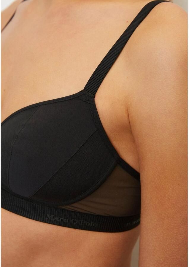 Marc O'Polo Bh met steuncups Soft Contrast met mesh-inzetten - Foto 2