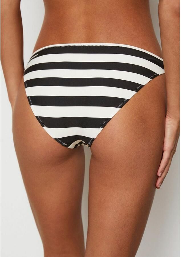 Marc O'Polo Bikinibroekje Classic Stripes met kleine logo-opdruk - Foto 4