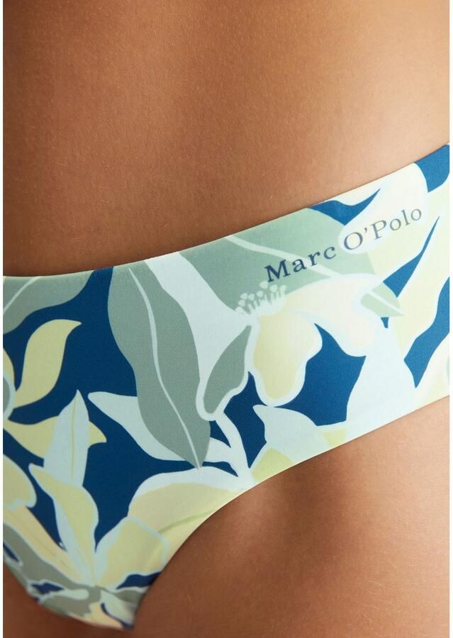 Marc O'Polo Bikinibroekje Multi Floral met hoge beenlijn