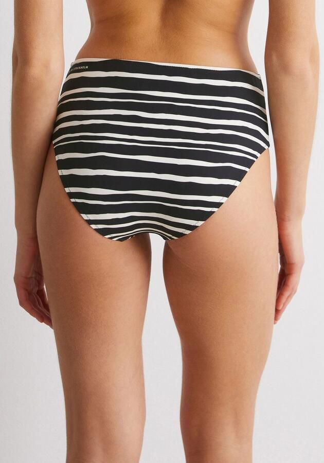 Marc O'Polo Bikinibroekje Summer Blacks met hoge tailleontwerp - Foto 3
