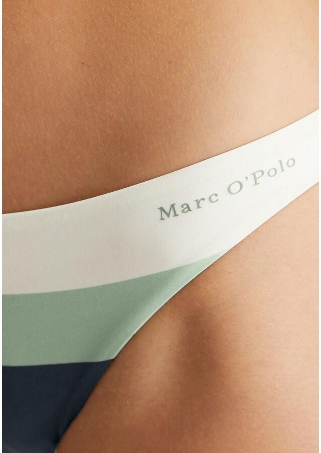 Marc O'Polo Bikinibroekje Summer stripes met elegant kleurblokpatroon
