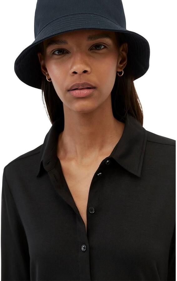 Marc O'Polo Overhemdblouse van viscosemix met platte kraag - Foto 2