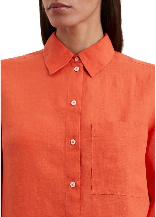 Marc O'Polo Overhemd Chemisier manches longues col bénitier femme - Foto 2