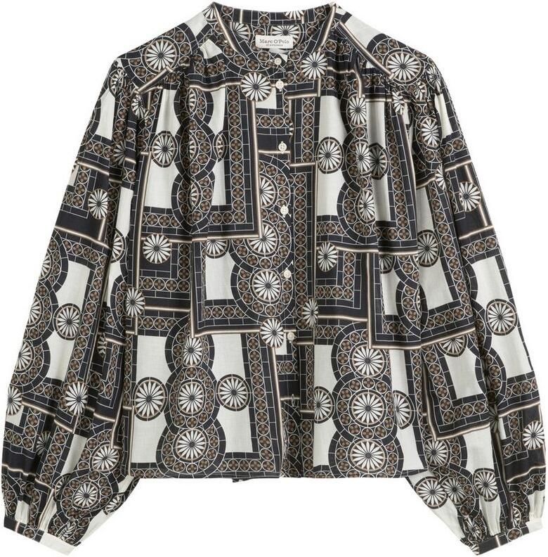Marc O'Polo Blouse met lange mouwen met pofmouwen