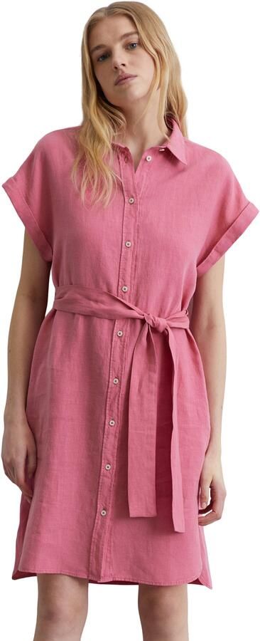 Marc O'Polo Getailleerde vrijetijdsjurk van puur linnen - Foto 4