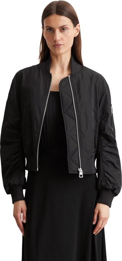 Marc O'Polo Blouson in pilotenstijl verkorte vorm met matte glans en zachte finish - Foto 5