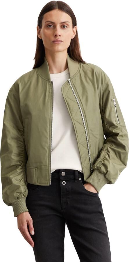 Marc O'Polo Blouson in pilotenstijl verkorte vorm met matte glans en zachte finish - Foto 4