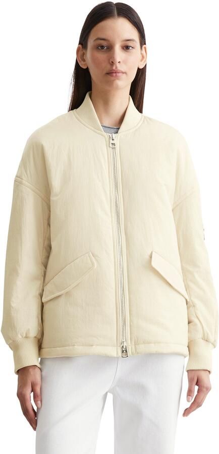 Marc O'Polo Lange blouson in relaxte stijl Beige Dames - Foto 4