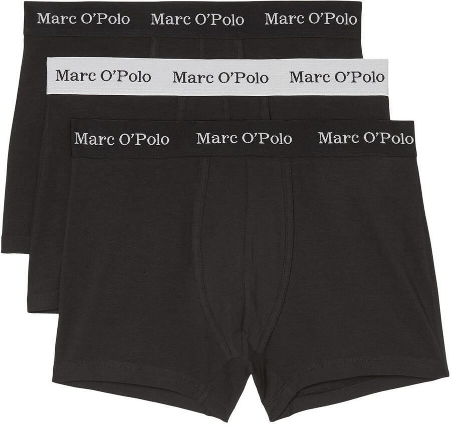 Marc O'Polo Boxershort Essentials met elastische band met logo-opdruk (Set van 3) - Foto 2