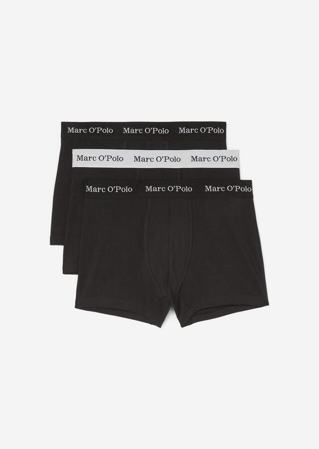 Marc O'Polo Boxershort Essentials met elastische band met logo-opdruk (Set van 3)