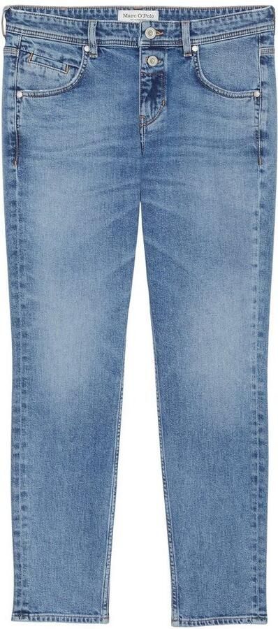 Marc O'Polo Boyfriend fit jeans met labeldetails - Foto 4
