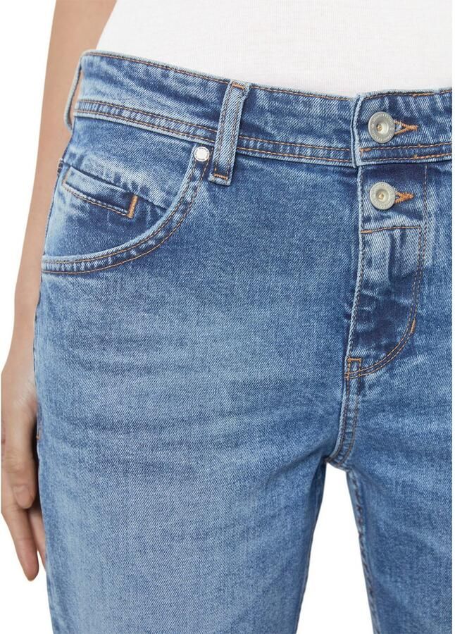 Marc O'Polo Boyfriend fit jeans met labeldetails