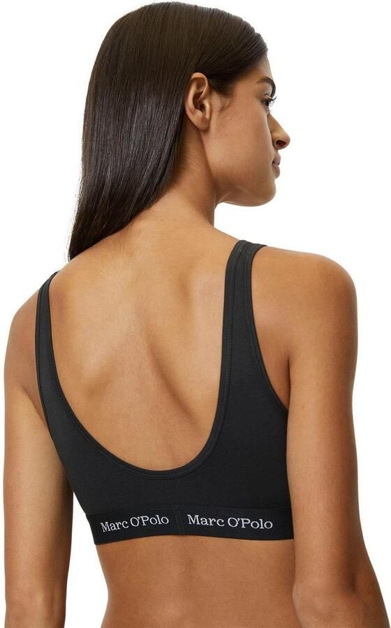 Marc O'Polo Bustier Essentials Woven met eenvoudige onderborstprint - Foto 4