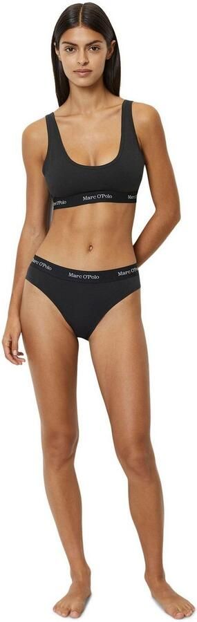 Marc O'Polo Bustier Essentials Woven met eenvoudige onderborstprint - Foto 5