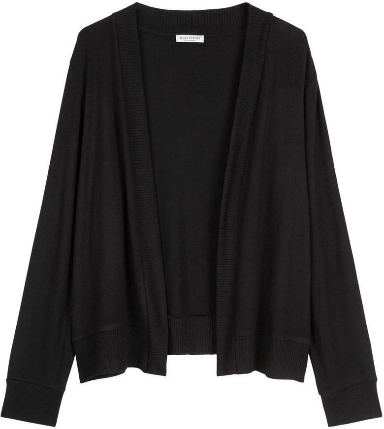 Marc O'Polo Cardigan Soft Knit Lange mouw zonder sluiting fijne breisel
