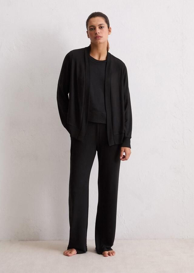 Marc O'Polo Cardigan Soft Knit Lange mouw zonder sluiting fijne breisel - Foto 3